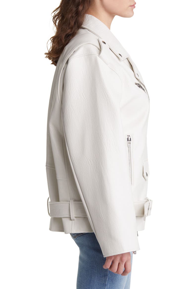 Boyfriend Faux Leather Moto Jacket, Alternate, color, EARLY RISER