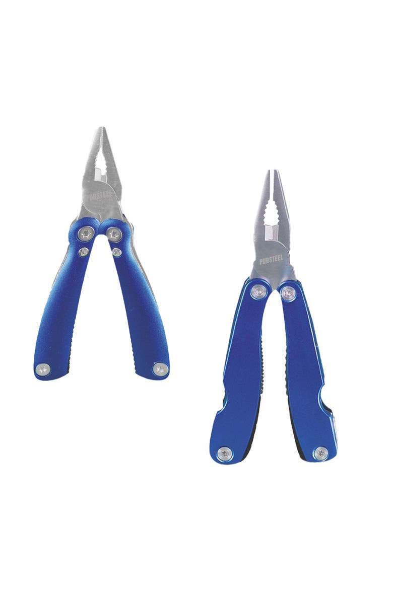 PURSONIC 11-in-1 Multifunction Tool Survival Essentials Bundle The Ultimate Compact Kit for DIY Outdoor and Everyday Use, Main, color, Blue