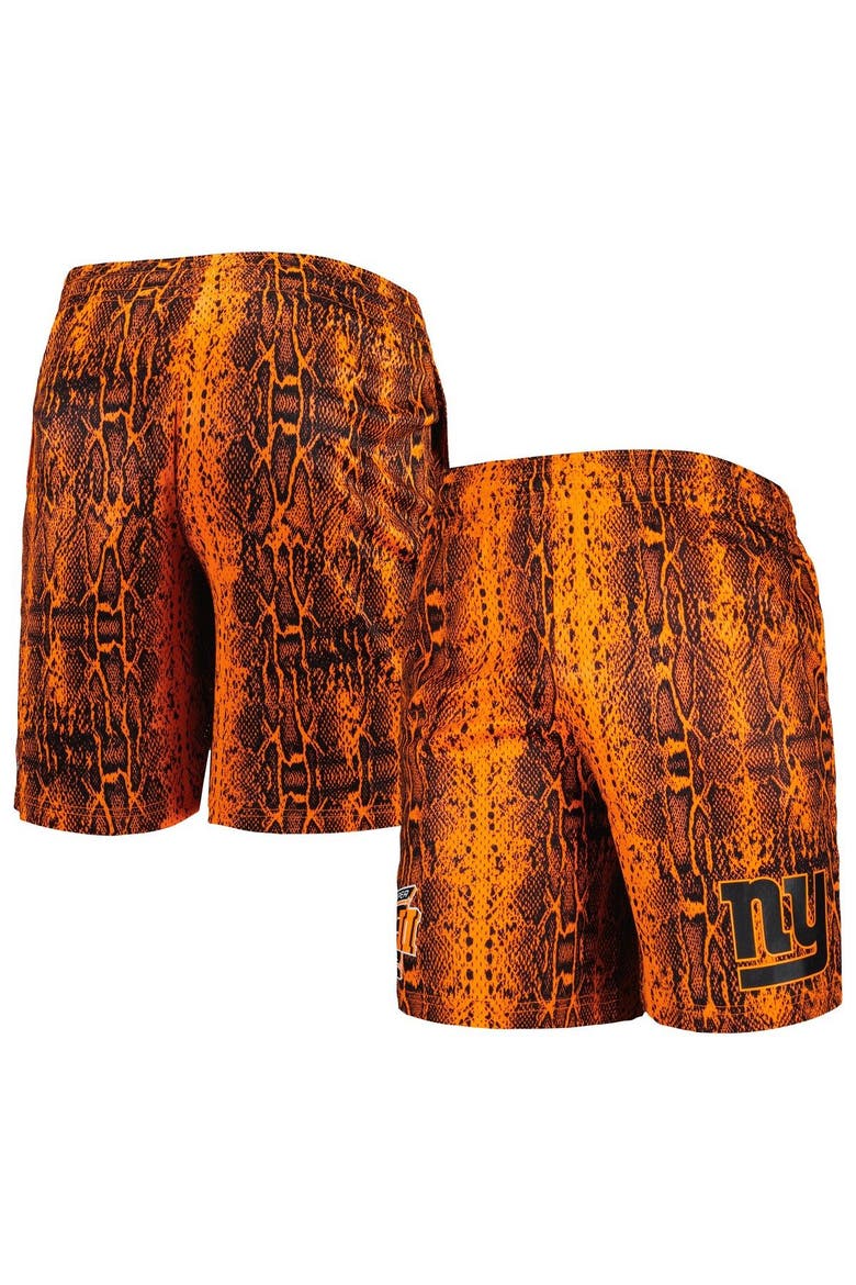 Men's New Era Orange New York Giants Summer Pop Shorts, Main, color, Orange