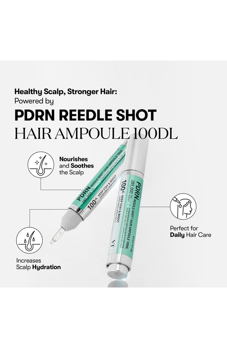VT COSMETICS PDRN Reedle Shot Hair Ampoule 100 dL, Alternate, color, Silver