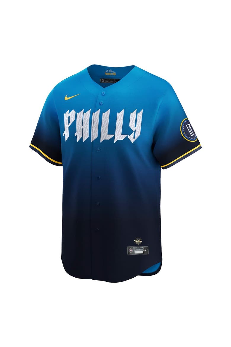 Men's Nike Navy Philadelphia Phillies City Connect Limited Jersey, Alternate, color, Navy