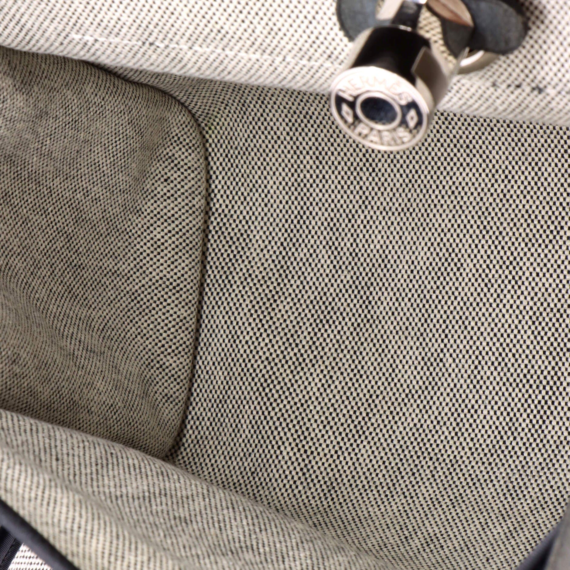 Pre-Owned Hermes Herbag Zip Berline Vache Canvas and Leather 31, Alternate, color, 