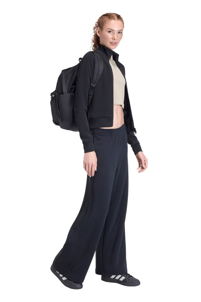 Slim Track Jacket, Alternate, color, BLACK