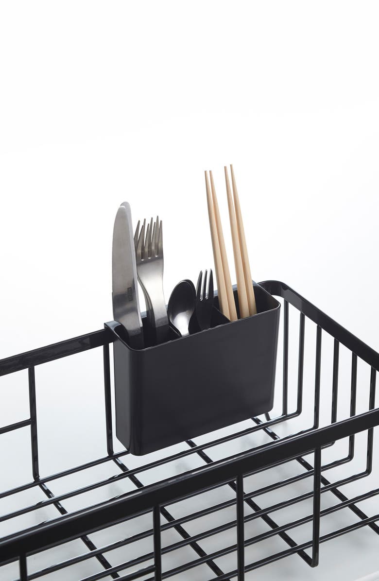 Yamazaki Tower Wire Dish Drainer Rack, Alternate, color, Black