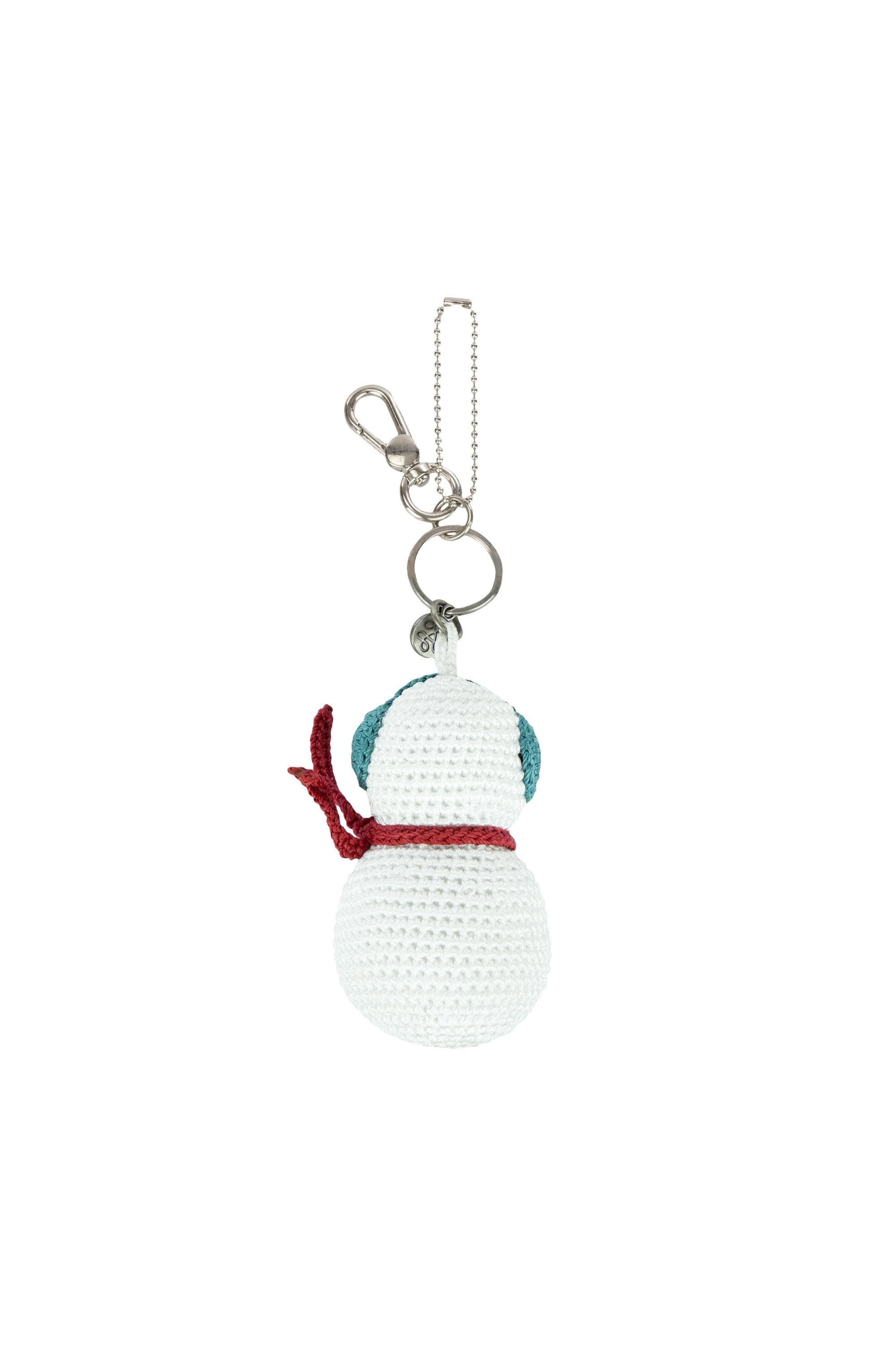 The Sak Yarnicharmz Hand Crochet Dangle - Snowman, Alternate, color, 
