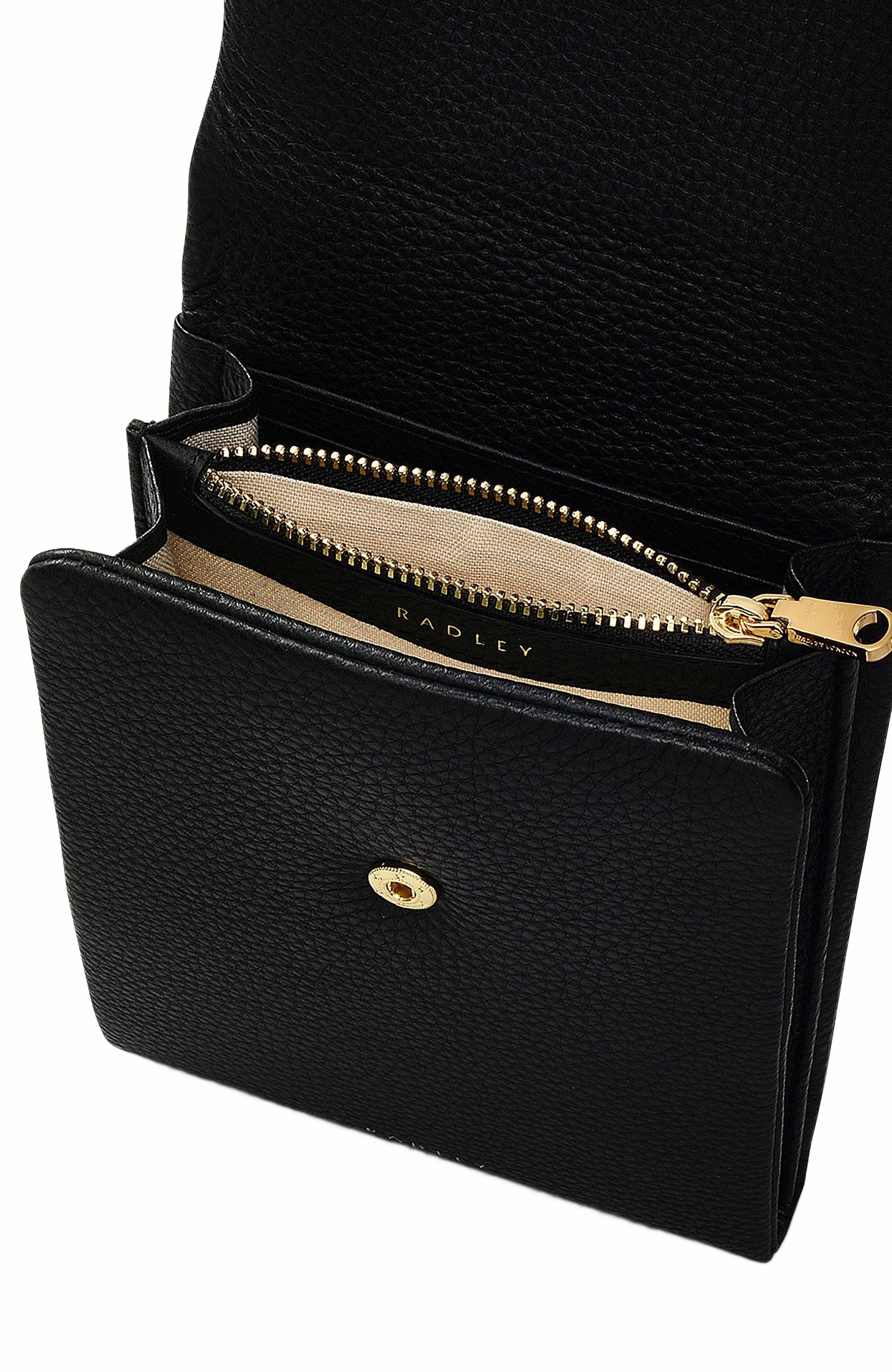 Radley Mallow Street Medium Phone Crossbody Bag, Alternate, color, Black