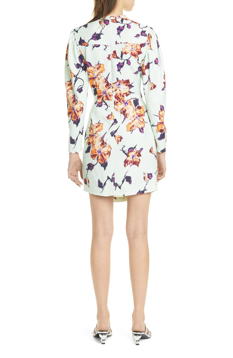 A.L.C. Jane Floral Leg of Mutton Long Sleeve Minidress, Alternate, color, 