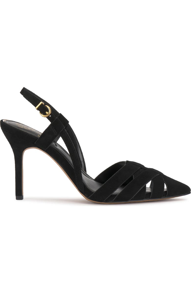 Vince Camuto Marsia Slingback Pointed Toe Pump, Alternate, color, Black