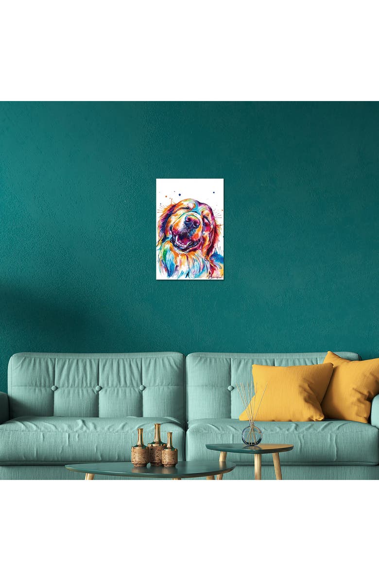 iCanvas Golden Smile by Weekday Best Canvas Print, Alternate, color, Multi