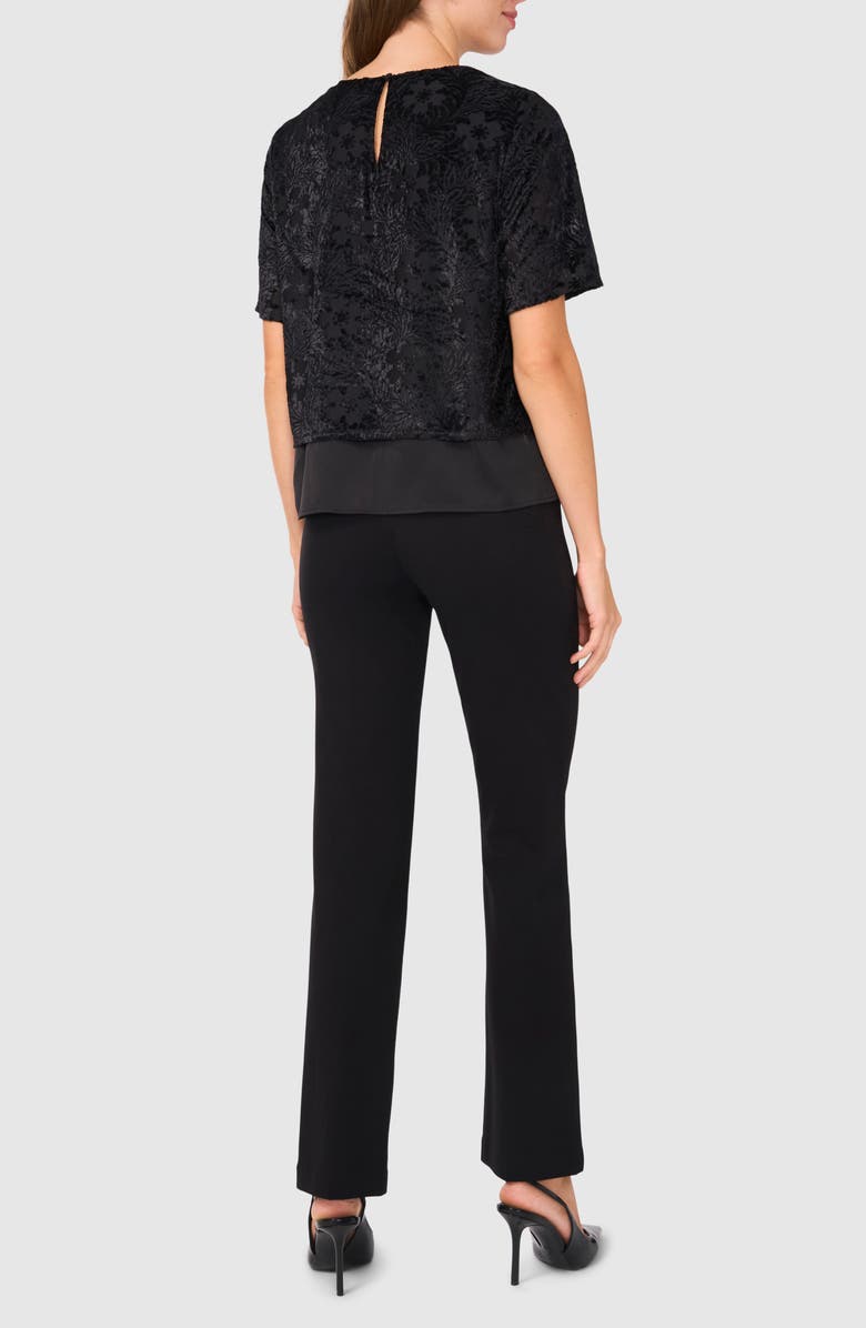 Halogen<sup>®</sup> Burnout Velvet Top, Alternate, color,