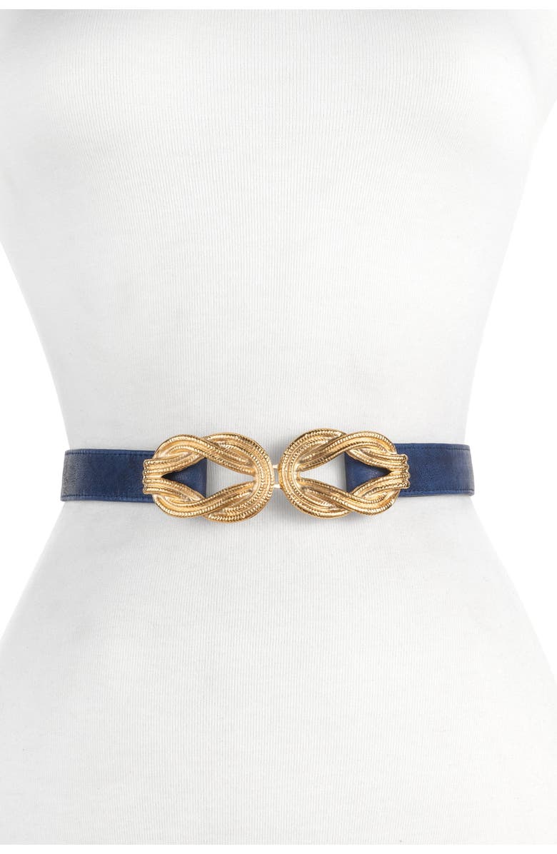 Raina Big Lillian Belt, Main, color, Navy