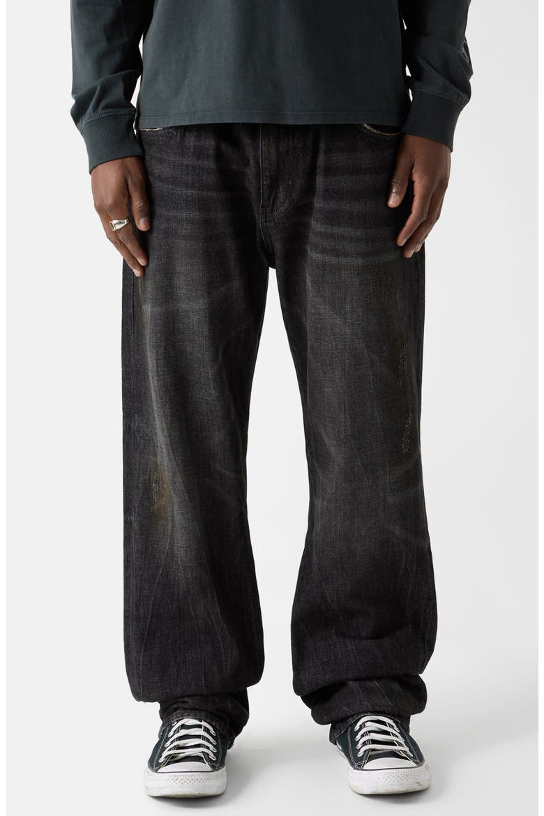Relaxed Straight Leg Jeans, Main, color, GSSH-OXFORD BLACK