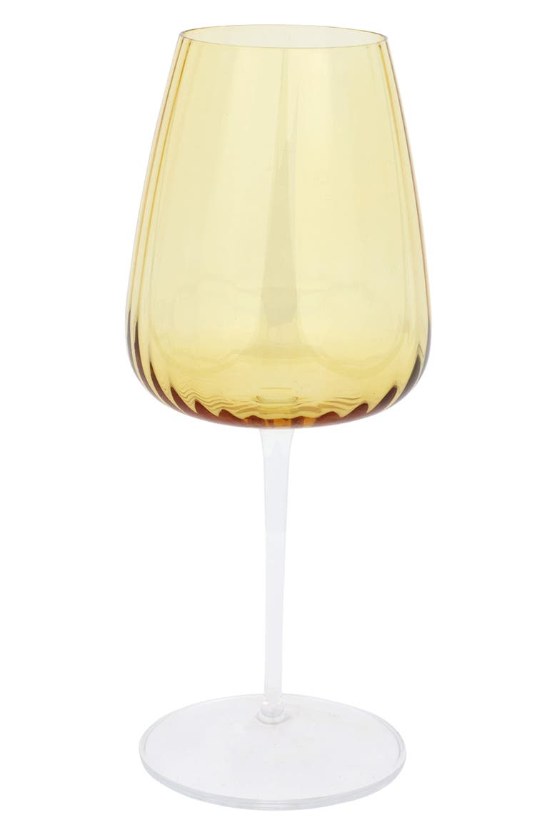 Francesca Wine Glass, Main, color, YELLOW