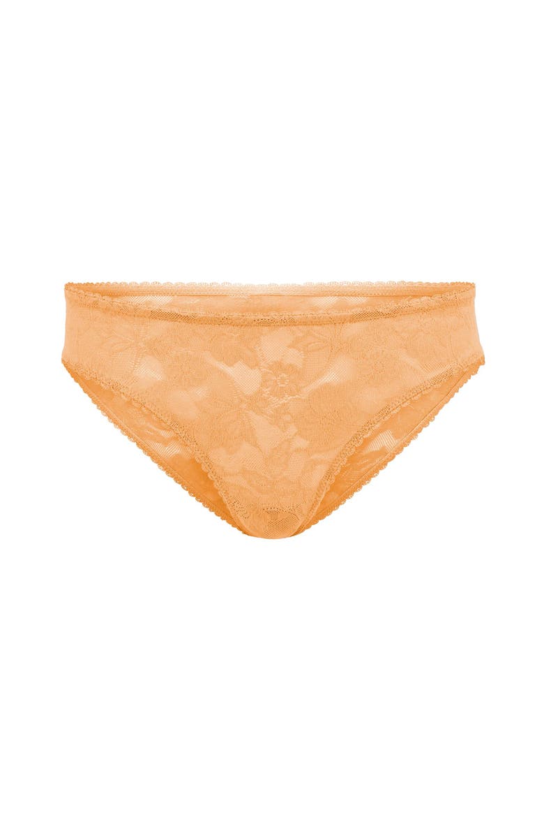 Leina Bikini Panties, Alternate, color, Medium orange