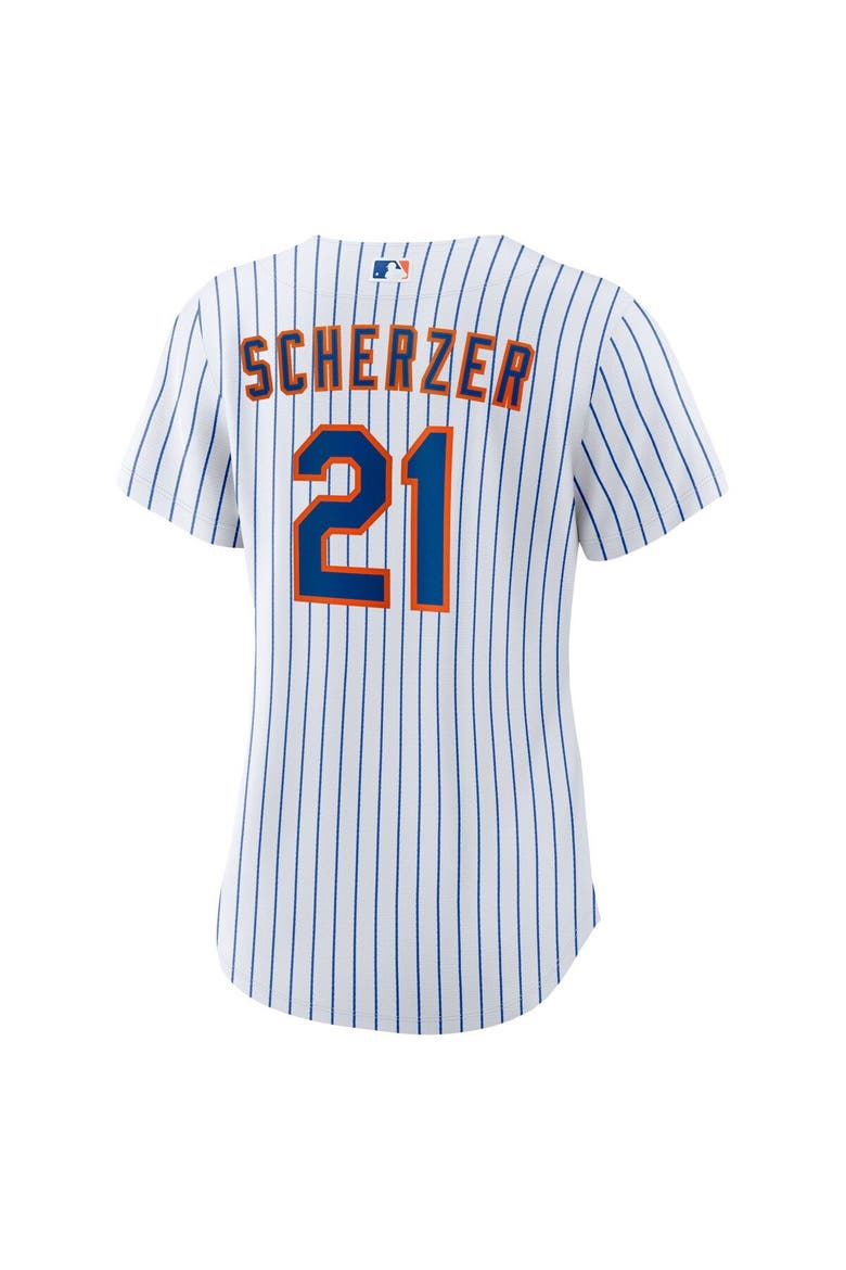 Women's Nike Max Scherzer White New York Mets Home Replica Player Jersey, Alternate, color, White