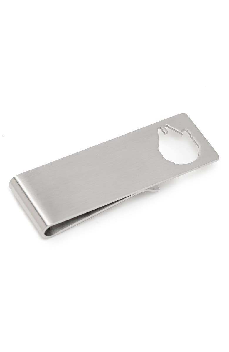 Cufflinks, Inc. Star Wars<sup>™</sup> - Millennium Falcon Stainless Steel Money Clip, Alternate, color, 