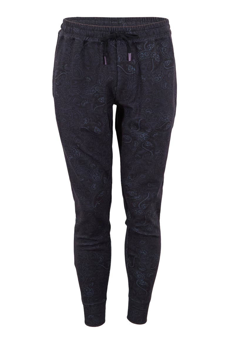 Jay Brushed Interlock Jogger Pant, Main, color, Montgat Paisley Black