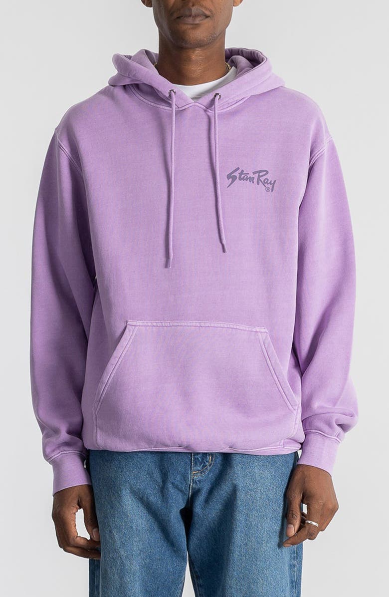 STAN RAY OG Logo Zip Graphic Hoodie, Main, color, Washed Lavendar