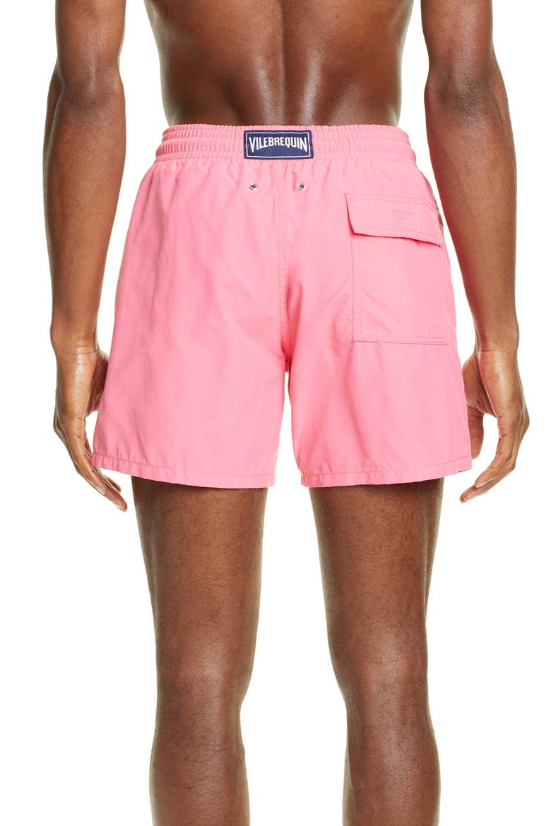 Shellfish & Turtles Aquareactive Swim Trunks, Alternate, color, CHERRY BLOSSOM