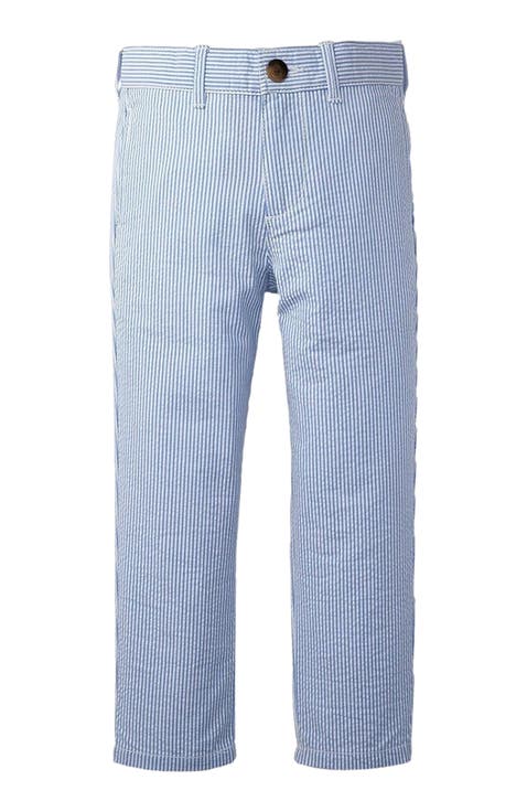 Baby Boys' Organic Seersucker Suit Pant, Infant