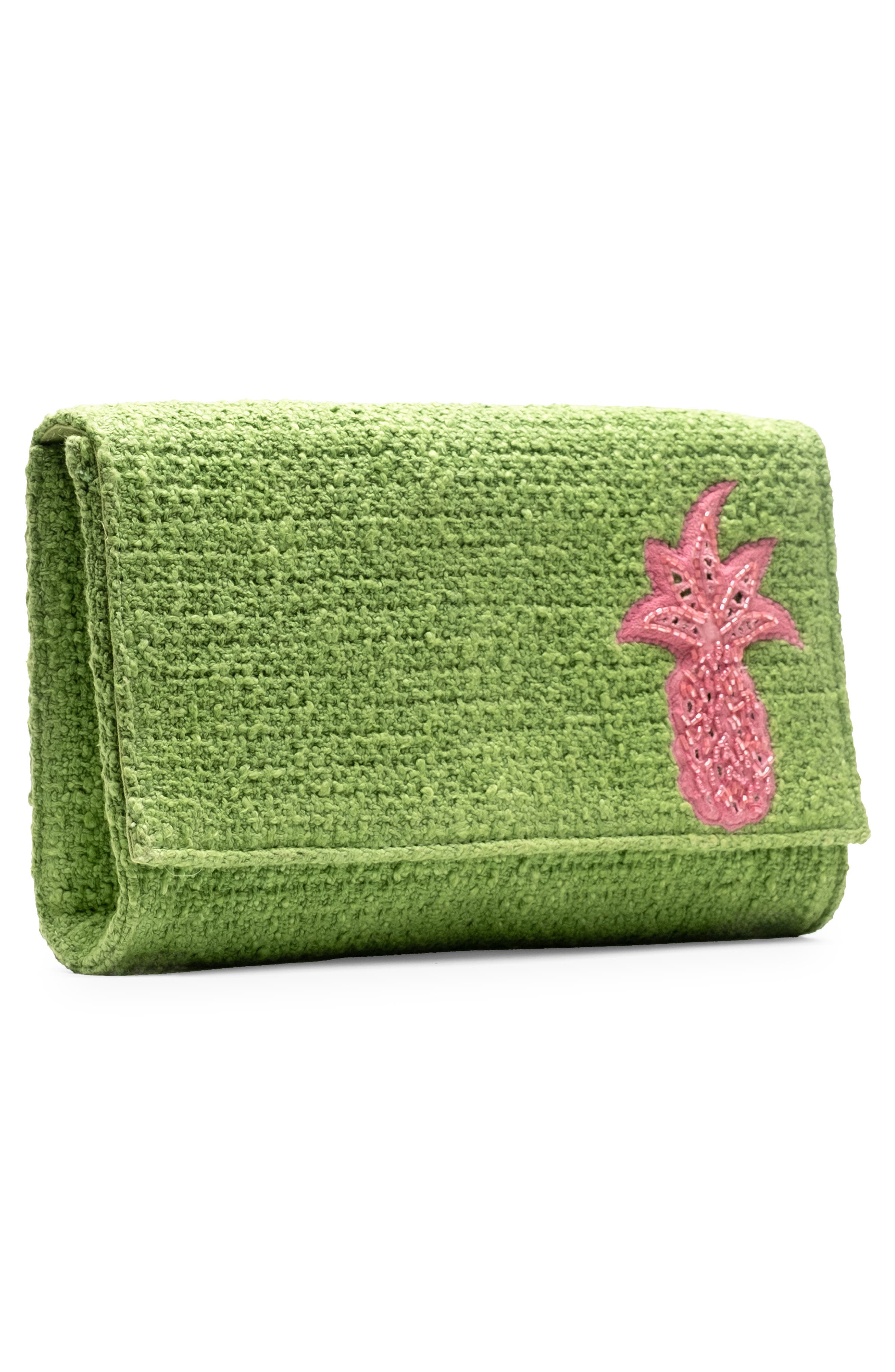 Frances Valentine Pineapple Clutch, Alternate, color, 