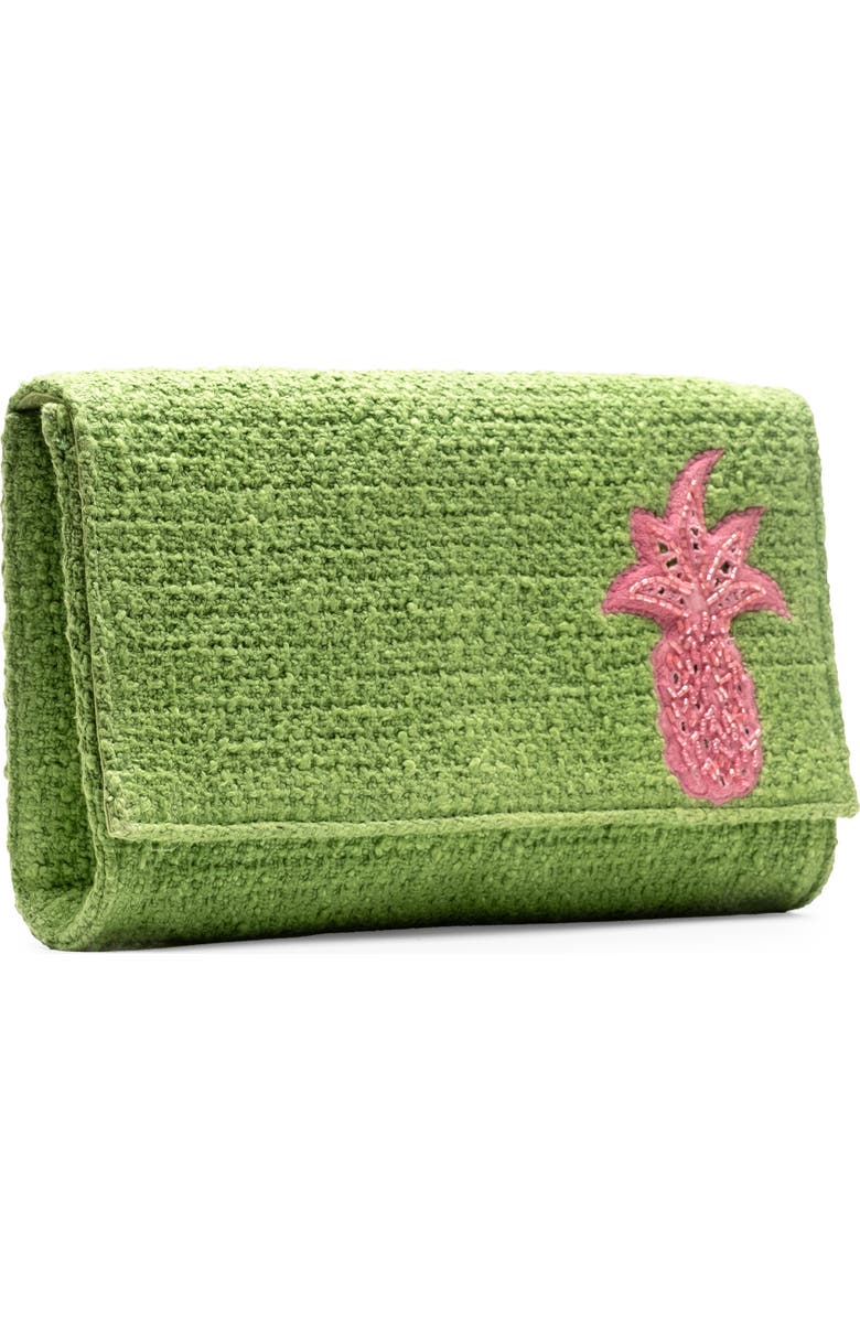 Frances Valentine Pineapple Clutch, Alternate, color,