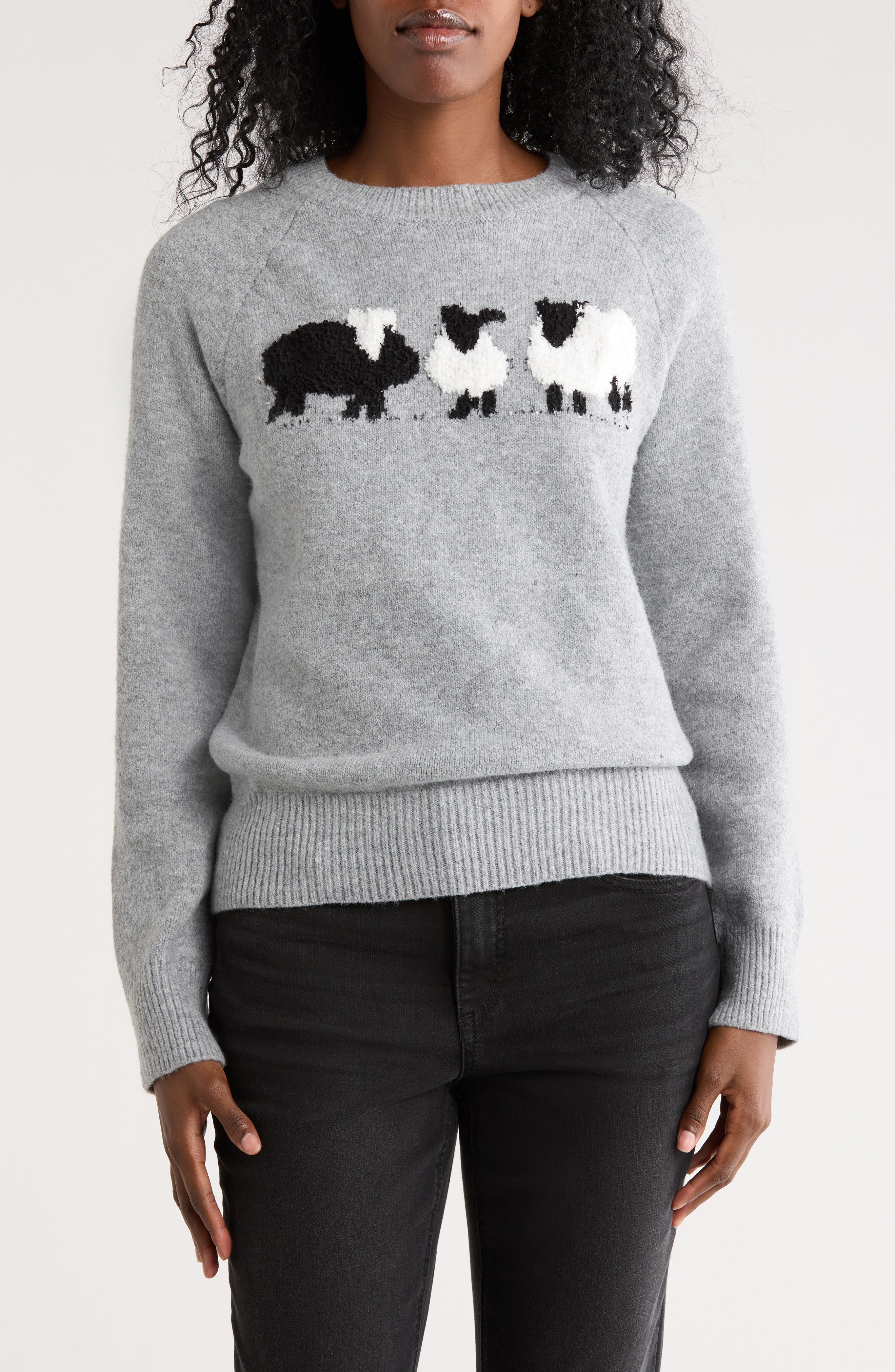 Bobeau Black Sheep Sweater