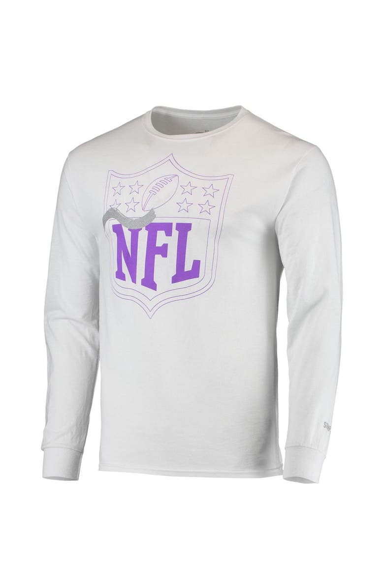 DUNBROOKE Men's Dunbrooke White ÑFL Por La Cultura '21 Collection Long Sleeve T-Shirt, Alternate, color, White