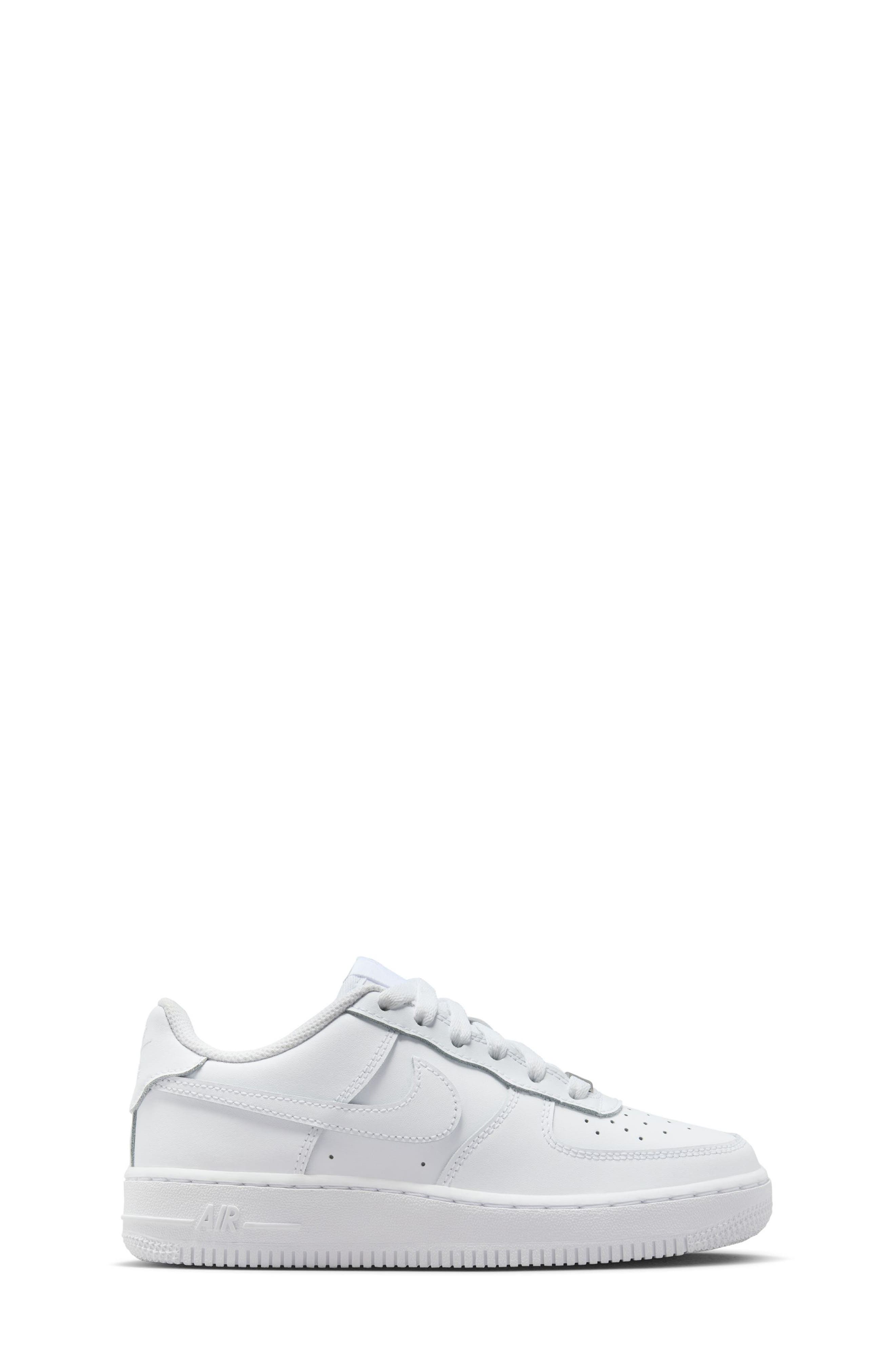 Nike Kids
 Air Force 1 Sneaker, Alternate, color, White/ White/ White/ White