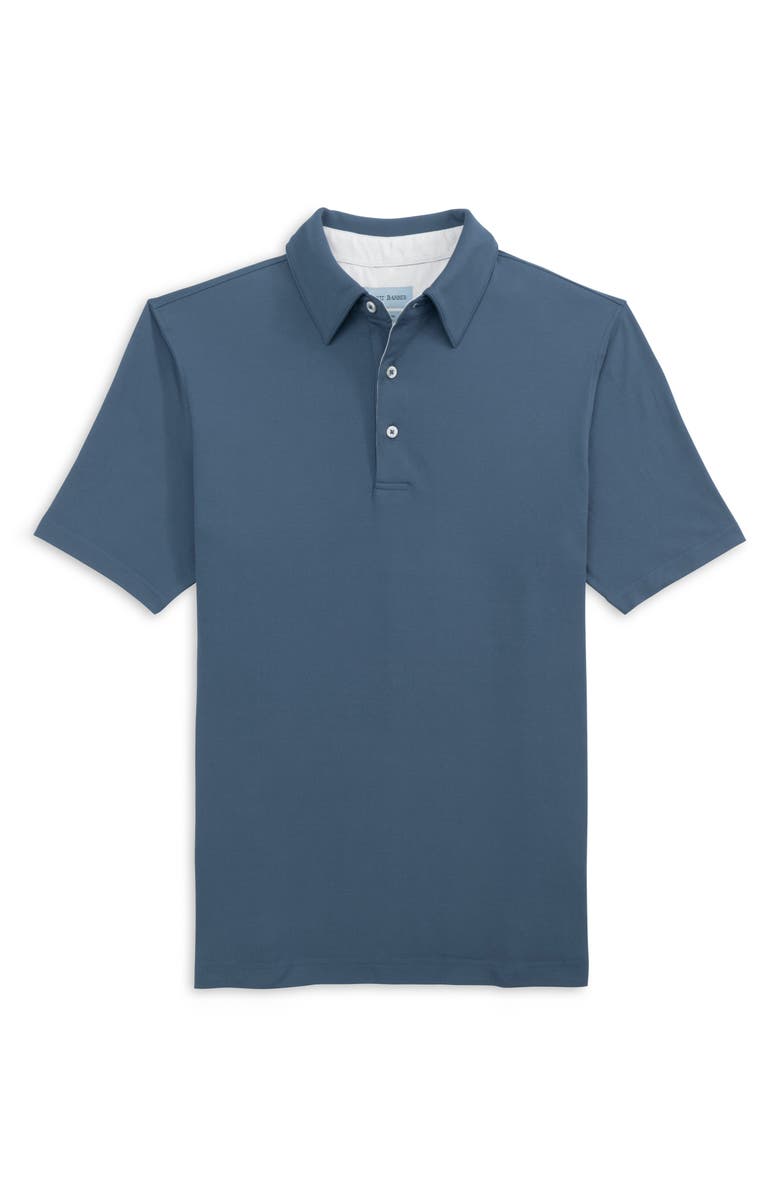 Scott Barber Solid Performance Golf Polo, Alternate, color, Indigo