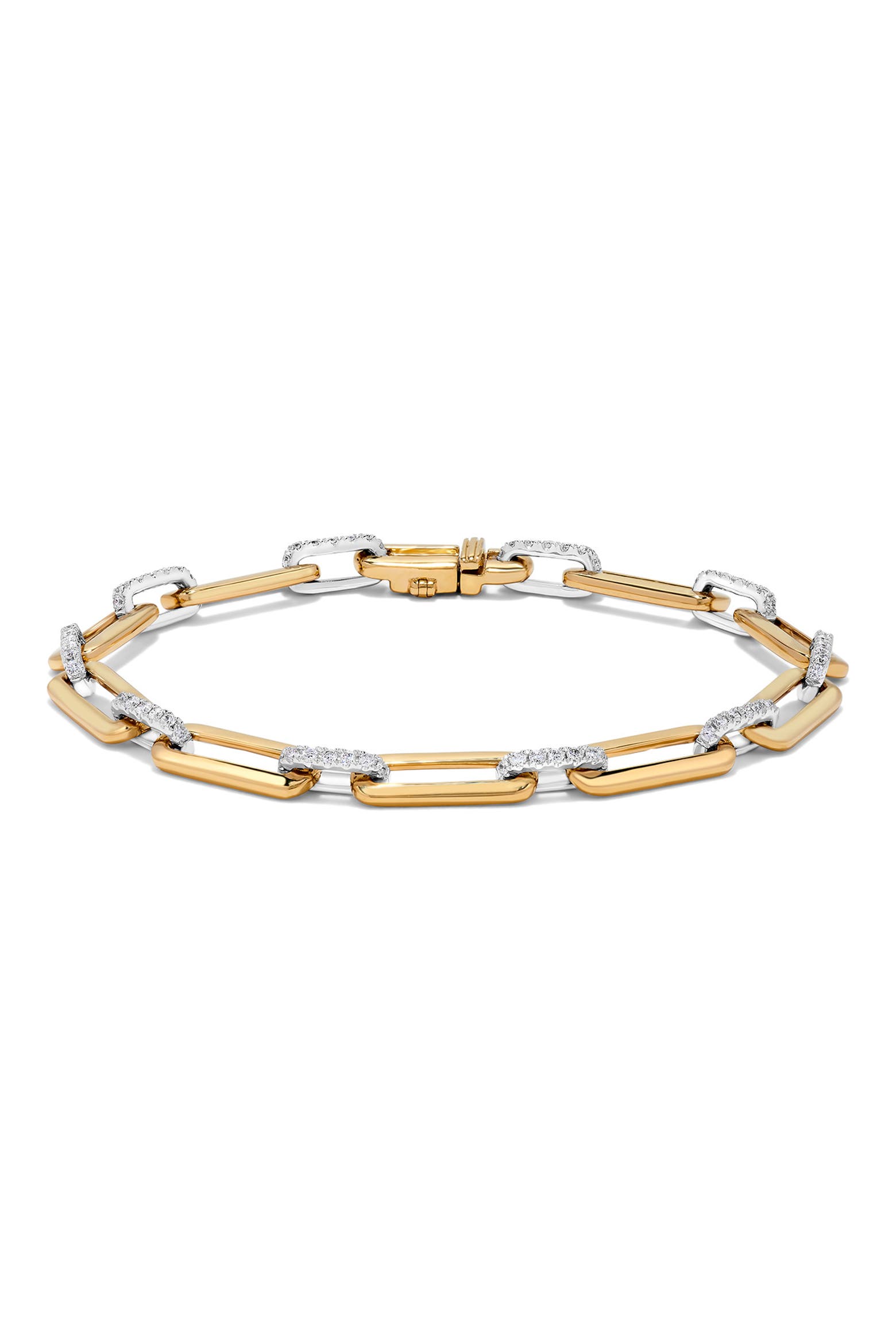 Decorative Paper Chain H.J. Namdar 14K Gold Diamond Paper Clip Chain Bracelet - 0.81ct. (Women ...