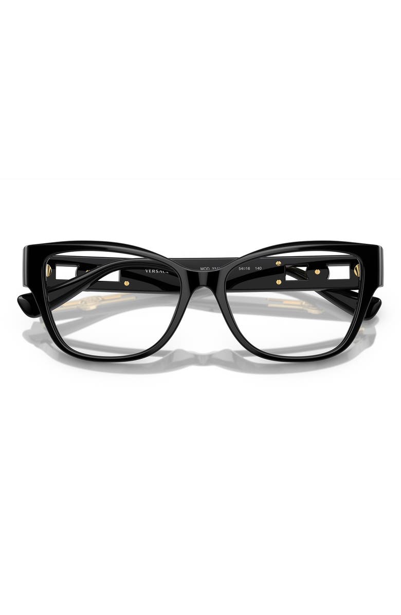 Versace 52mm Pillow Optical Glasses, Alternate, color,