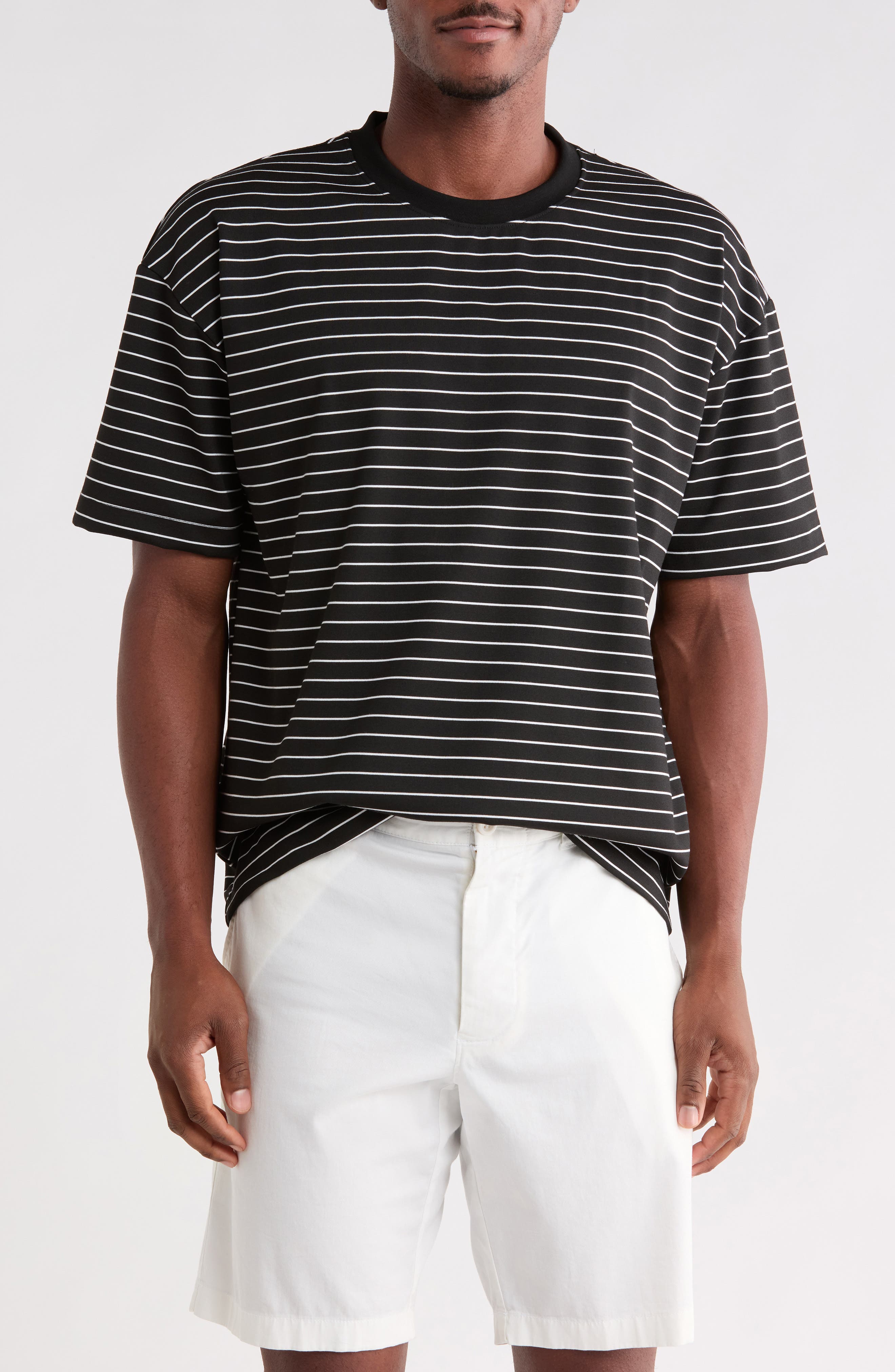 Stripe Crewneck T-Shirt