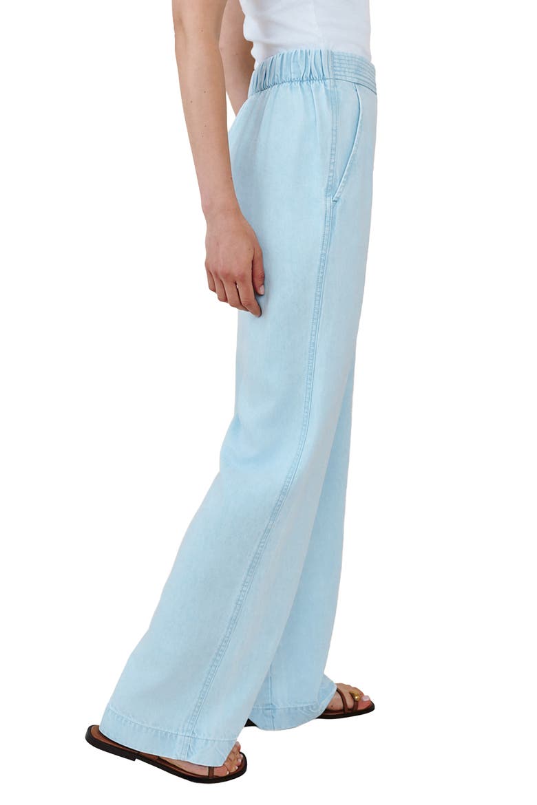 Catalina Stitch Detail Pull-On Pants, Alternate, color, COASTAL FADE WASH