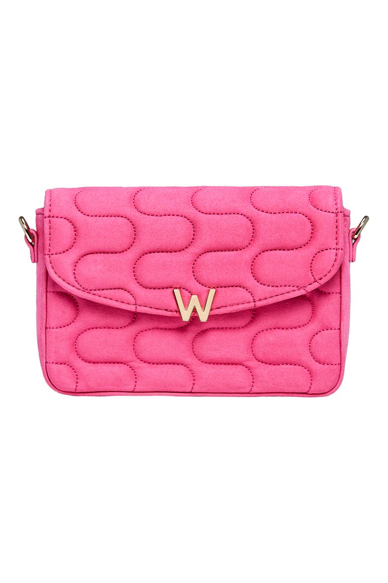 Mimi Swirl Shoulder Bag with Scarf, Main, color, Pink Flash