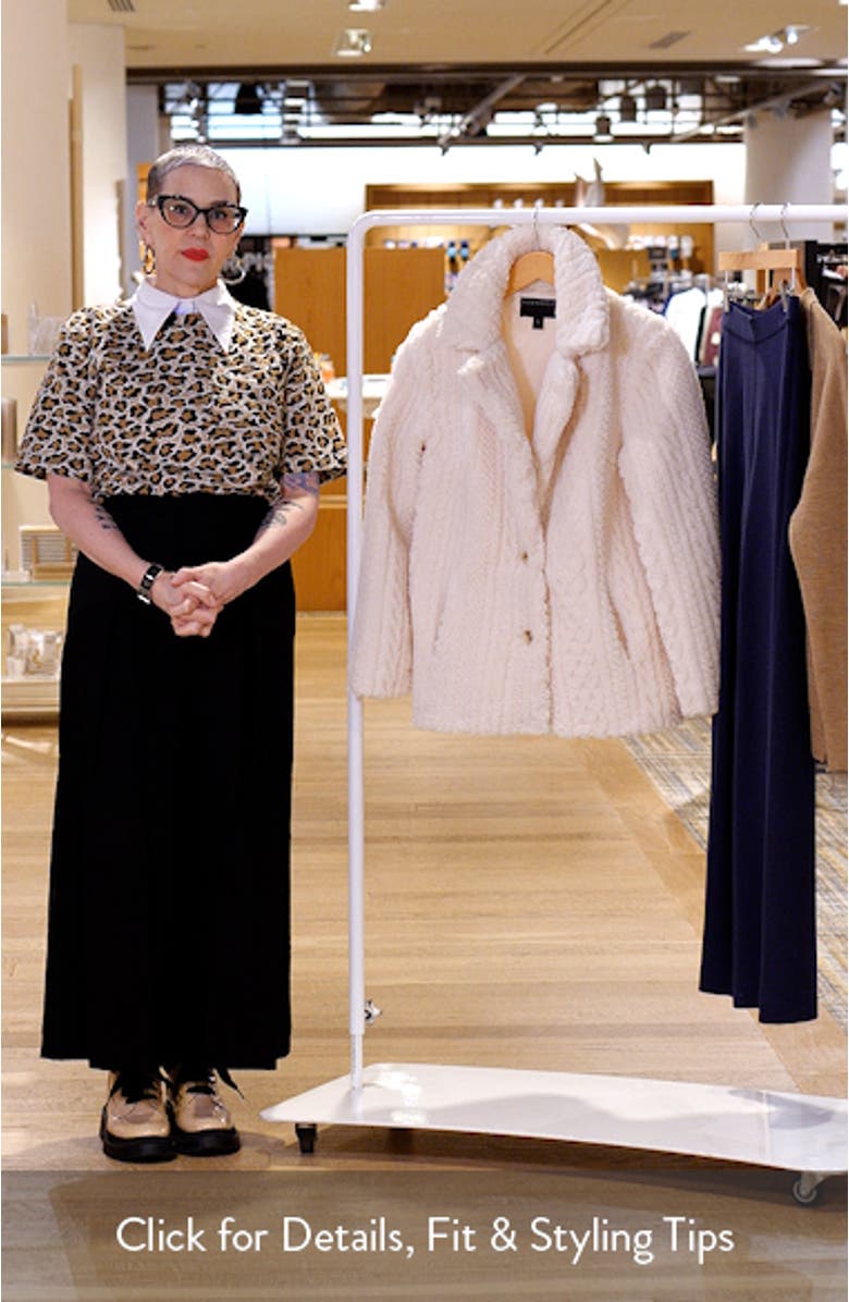 Cable High Pile Fleece Jacket, sales video thumbnail