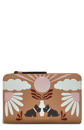 Radley Rising Sun Bifold Wallet In Brown