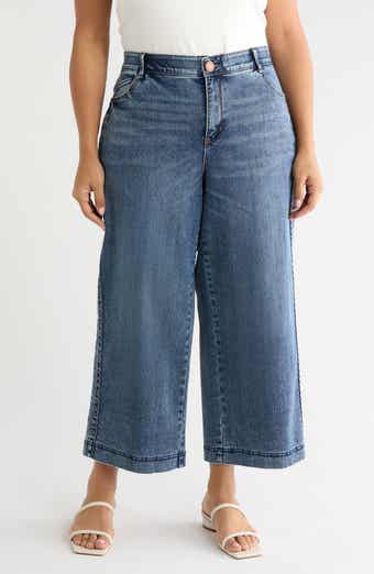 Gracie Skyrise Double Side Seam Wide Leg Jeans