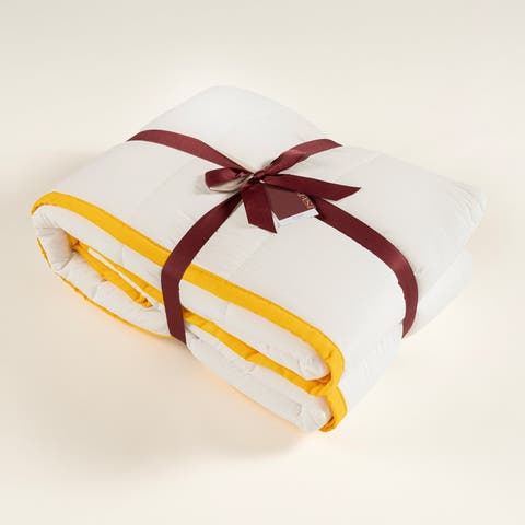 Faro Quilted King Size 100% Cotton Bedspread 94X87 In