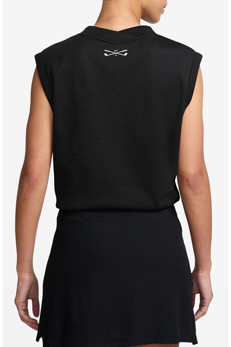 V-Neck Golf Vest, Alternate, color, BLACK/SAIL