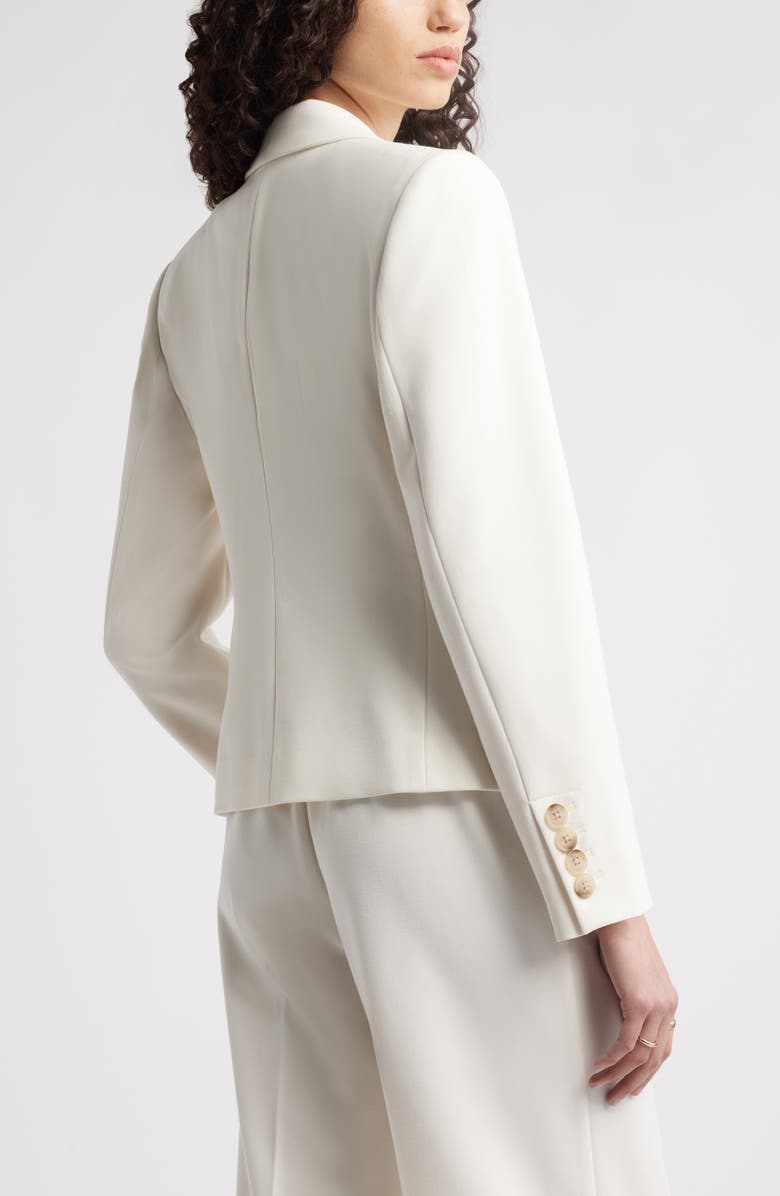 Nordstrom The Hanna Slim Fit Blazer, Alternate, color, Ivory Tofu