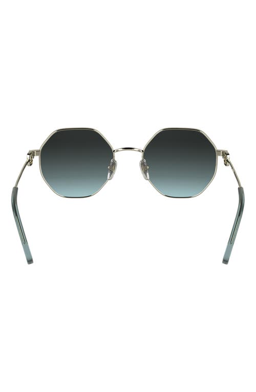 Longchamp Le Foulonné 52mm Gradient Round Sunglasses