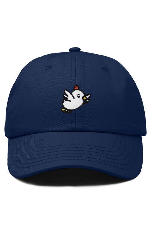 DALIX DALIX CHICKEN EMBROIDERED COTTON CAP