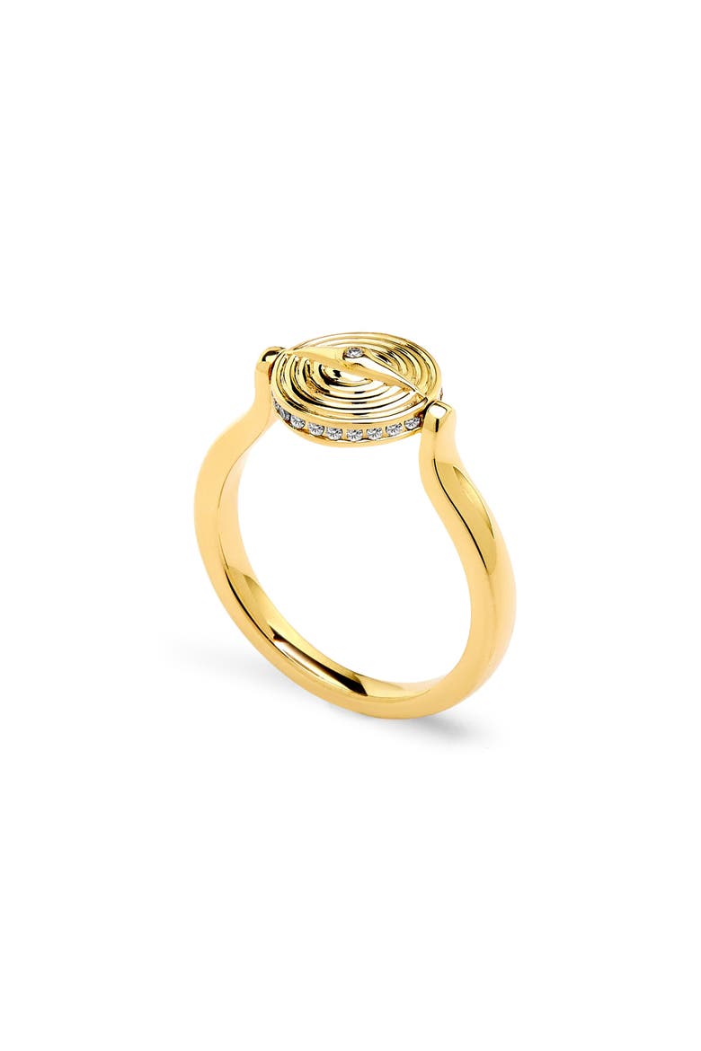 Mini Celestial Vision Ring, Alternate, color, Blue Enamel