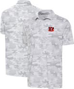 ANTIGUA Men's Antigua White Cincinnati Bengals Collide Polo