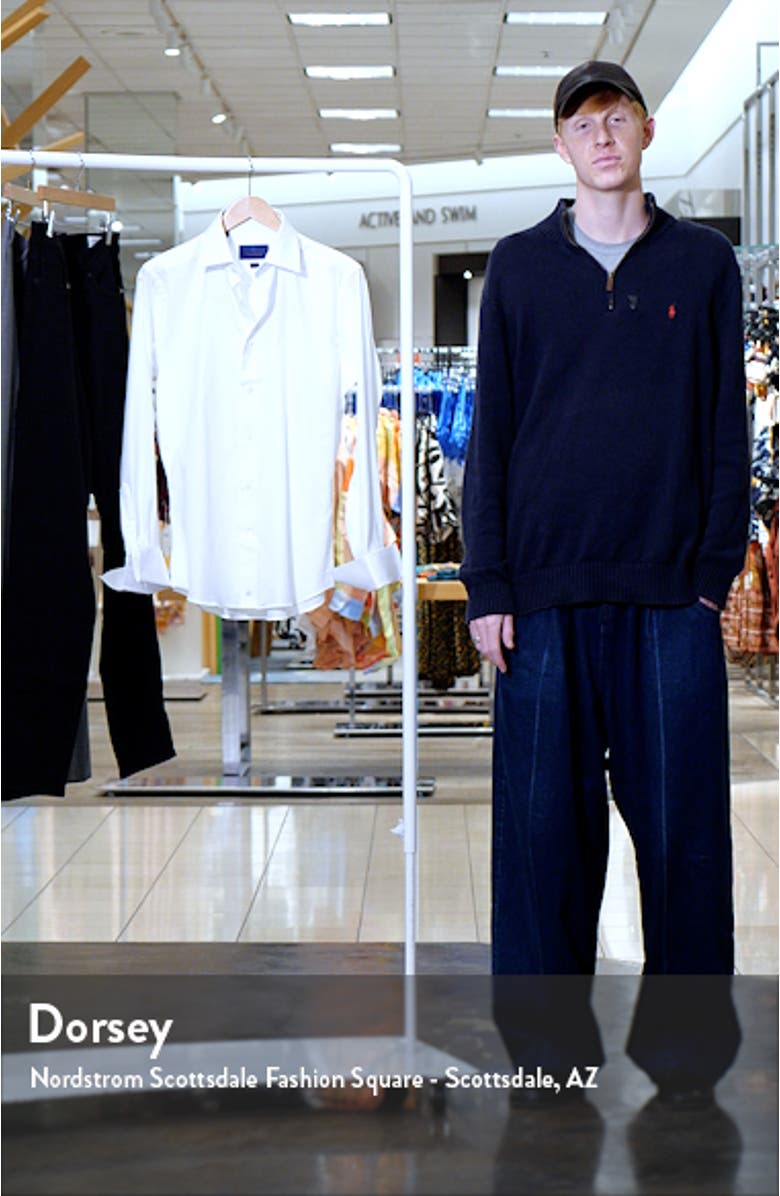 Regular Fit Boxed French Cuff Tuxedo Shirt