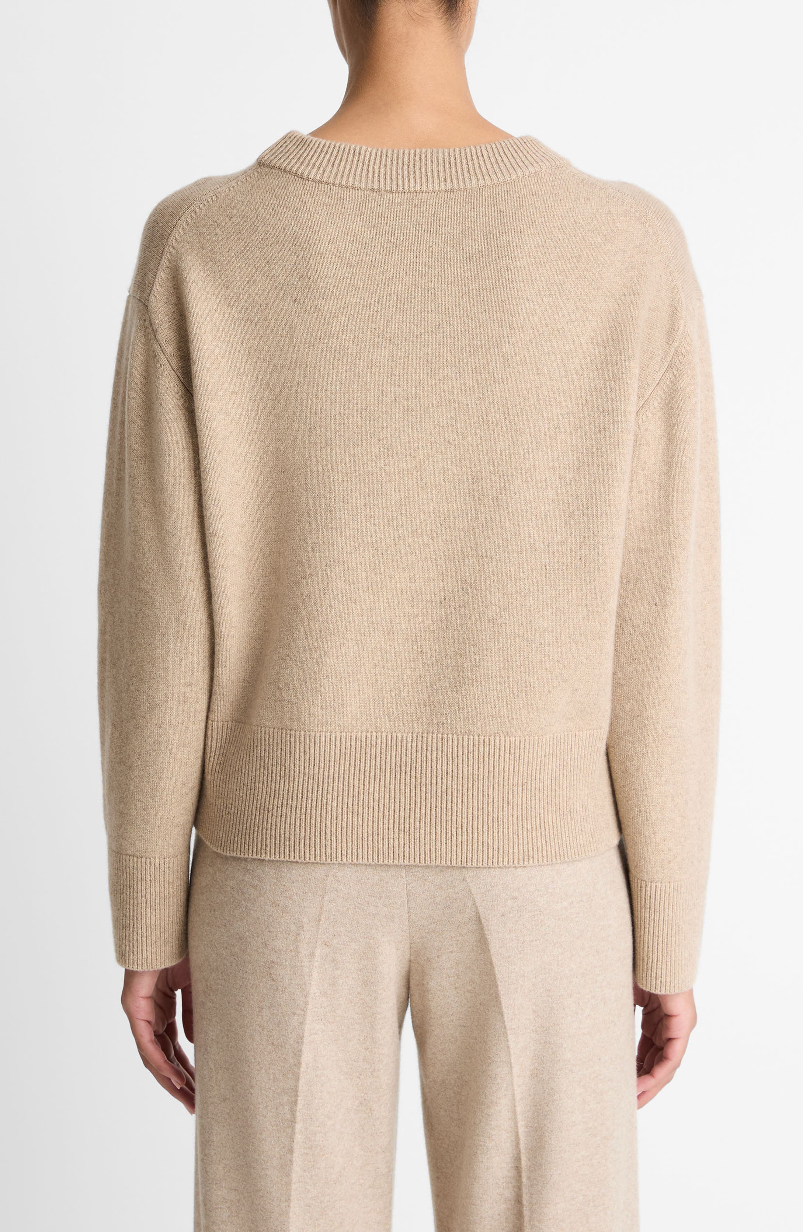 Wool & Cashmere V-Neck Sweater - image 2