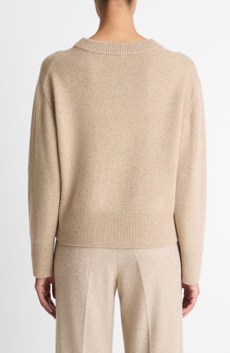 Vince Wool & Cashmere V-Neck Sweater, Alternate, color, Heather Marzipan