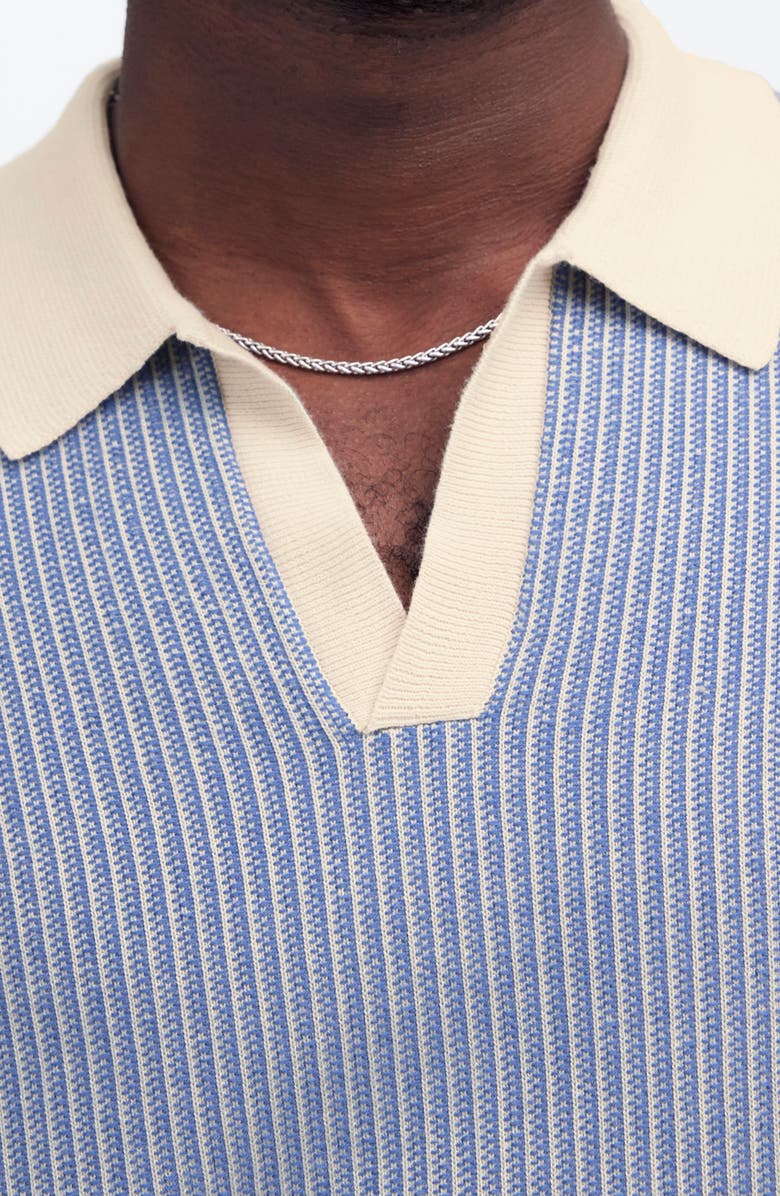 Madewell Johnny Collar Tuck Stitch Polo, Alternate, color, 