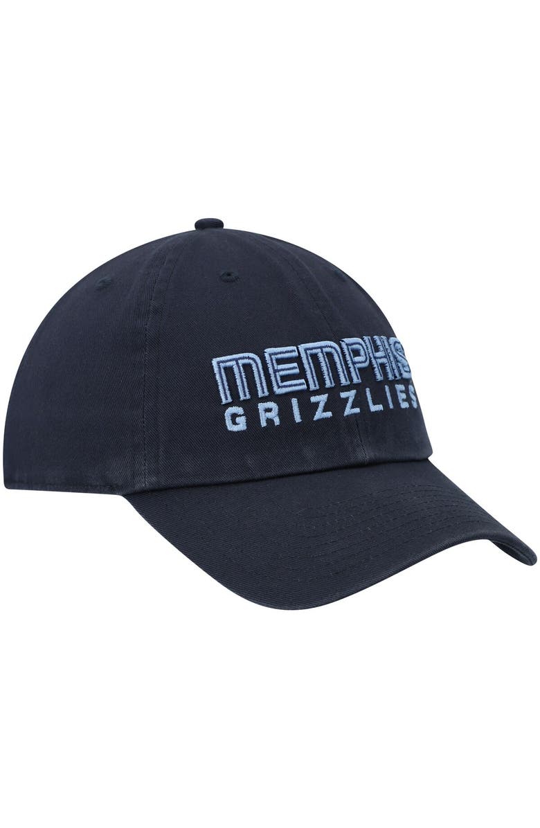 '47 Men's '47 Navy Memphis Grizzlies Clean Up Wordmark Adjustable Hat, Alternate, color, Navy